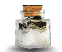 Close-up of Prayer crystals for spiritual communication when heaven feels silent