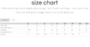 size chart for Tropical Christian palm tree t-shirt with salt and light spiritual message cream